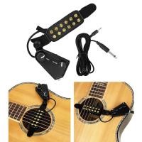 ราคา ปิ๊กอัพกีต้าร์12ช่อง สาย10ฟุตพร้อมแจ็ค1 4นิ้วสําหรับเพลงคลาสสิกอะคูสติก (25397688329)