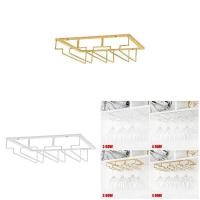 ราคา ชั้นวางแก้วไวน์ภายใต้ตู้ ชั้นวางเครื่องก้าน ที่แขวนแก้วไวน์ ชั้นวางแก้วลวด (48151248745)