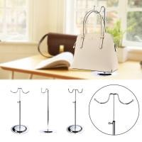 ราคา ชั้นวางโชว์กระเป๋าสแตนเลส ชั้นวางกระเป๋าโลหะ ชั้นวางเสื้อผ้าและกระเป๋าแบบปรับได้ (44475154468)