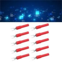 ราคา จอบปลั๊ก 4 มม 10 ชิ้นส้อมลวดเชื่อมต่อมั่นคงแข็งแรงสำหรับมัลติมิเตอร์ (51600960117)