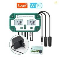 ราคา 6 in 1 เครื่องทดสอบคุณภาพน้ํา Tuya WiFi Multi Parameter คุณภาพน้ํา Monitor Digital PH Total ละลาย Solids EC S G เกลือ อุณหภูมิสําหรับ Aquarium Aquaculture สระว่ายน้ํา (27039593180)