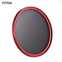 ราคา FOTGA 77 มม Slim ND Fader Variable Filter Neutral Density ND2 ถึง ND400 เปลี่ยนสีแดงสําหรับกล้องCanon DSLR (26539589110)