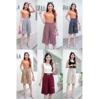 ราคา กางเกง4ส่วนผ้าSODA SK401 ทรงกระบอก เอวสูง ซิปหน้าติดกระดุม ผ้าไม่ยืดไม่ยับใส่สบาย เก็บทรงสวย (25179035800)