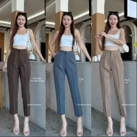 ราคา S 3XL กางเกง8ส่วนกระบอกเล็ก เอวสูงตะหน้า ผ้าIvy BU802 ทรงบอย ช่วยพรางต้นขาให้ดูเพรียว เนื้อผ้านิ่มใส่สบาย อยู่ทรงยับยาก (25033090026)