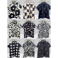 ราคา เสื้อเชิ้ตแขนสั้นผ้าคอตตอนญี่ปุ่น กระดุมหน้าแขนในตัวชายตรงผ่าข้าง น่ารักสุดๆใส่กับขาสั้นขายาวเริ่ด (29762041809)