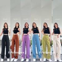 ราคา กางเกงเอวสูง ขากระบอกกลาง ซิปหลัง เก็บทรงสวย รุ่นกระเป๋าเจาะ มีหูเข็มขัด สีสันสดใส เป็นผ้าโค้ชตัวใหม่ ใส่แล้วดูแพง (23018637703)