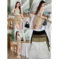 ราคา New Trend กระโปรงกางเกง 2 จีบหน้า ยาว 13 กางเกงซับในใช้ผ้าเดียวกัน ผ้าดับเบิ้ลญี่ปุ่นไม่ยืด (52550182408)