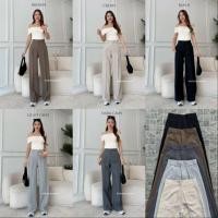 ราคา กางเกงทรงกระบอกผ้าโซดา เจาะเป๋าหลัง เอวสูง B405 ผ้าไม่ยืดไม่ยับใส่สบาย เก็บทรงสวย กางเกงแฟชั่น กางเกงทำงาน (24080434812)