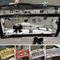 ราคา หมอก กระเป๋าใส่ปากกา แมวน่ารักโบว์ดินสอโปร่งใส การ์ตูนความจุขนาดใหญ่กระเป๋าเครื่องเขียนของขวัญ (55900601003)