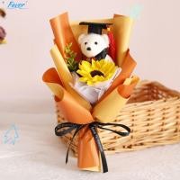 ราคา ของขวัญรับปริญญาโปรดปราน ช่อรับปริญญาดอกทานตะวันรูปสัตว์หมี ของเล่นตุ๊กตาการ์ตูนหมีน่ารักที่น่าทึ่งวันวาเลนไทน์ (46450626230)