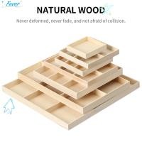 ราคา FAVOR Storage กล่องไม้เครื่องมือเครื่องสําอางจัดเก็บเครื่องประดับจอแสดงผลพาเลทแบ่งลิ้นชัก Desktop Organizer (56550601139)