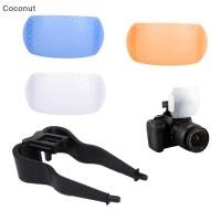 ราคา มะพร้าว 1 2เซ็ตDiffuser Coverสําหรับกล้องDSLR Diffuser Cover 3 สี 3 ใน 1 UpแฟลชDiffuserสําหรับกล้องDSLR SLR MN (53501048053)