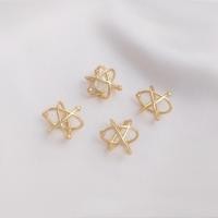 ราคา จี้ diy 14K ทองแดง Clad สีทองระบุสามารถถือคริสตัลเพิร์ลดาวเคราะห์ (20412925460)