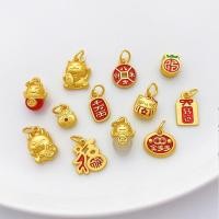 ราคา จี้ขนาดเล็กวิธีโบราณสีทองอ้างอิงโอนถุงโชคดีแมวนําโชคทําเองแฮนด์เมด (22984553180)