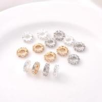 ราคา Spacer Thin Style 14K Micro Inlaid Zircon diy ทองคําขาว (49900829222)
