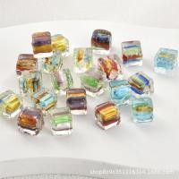 ราคา ลูกปัดแก้วสแควร์ ลายเส้นสีสันสดใส (42972639738)