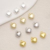 ราคา รักจี้ทองแดง Clad ทอง 14K สีระบุพื้นผิวเงาสามมิติพีชจี้หัวใจ diy Handmade สร้อยข้อมือหางต่างหู Love จี้ (29701886283)