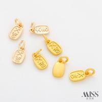 ราคา จี้ diy 14K ทองแดง Clad สีทอง Retention Matte Gold Daji 6 10 5 มม (28109419909)