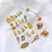 ราคา จี้ทรายทอง 18k เคลือบกลวงสีสันสดใส นำโชค (27592629676)