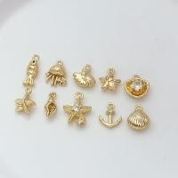 ราคา จี้ 14เค หอยสังข์ ปลาดาว หอยเชลล์ แมงกะพรุน มหาสมุทร ชุด (27014127198)