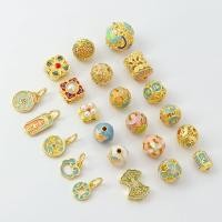 ราคา ลูกปัด Spacer 18k วิธีโบราณเหรียญลูกบอลกลวง (26886495186)