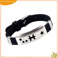 ราคา กำไลข้อมือซิลิโคนสแตนเลสสำหรับผู้ชาย (29840693048)