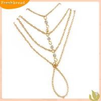 ราคา ศ คนดังทาสโซ่ลิงค์แหวนนิ้วสายคล้องมือสร้อยข้อมือชายหาดเต้นรําเครื่องประดับ (26791066114)
