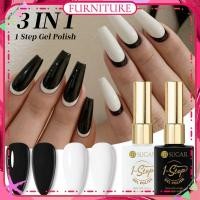 ราคา Ursugar Black And White Nail Gel No Top Coat Base Coat 3 In 1 One Step Phototherapy Glue Nail Art Manicure For Nail Shop 15ml 2 Designs FURNITURE (53250836646)
