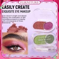 ราคา HANDAIYAN อายแชโดว์กันน้ำ อายแชโดว์เนื้อละเอียด แต่งแต้มสวยงาม เรียบเนียน เกลี่ยง่าย อายแชโดว์สองสี อายแชโดว์สีสันสดใส ติดทนนาน อายแชโดว์เฟอร์นิเจอร์ (43474576189)