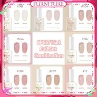 ราคา 8 ชิ้น 1 ชุด Monja Ice Transparent Nude Color Nail Gel Waxy Ji Series Jelly Jade Base Color Phototherapy Glue Nail Art Manicure For Nail Shop 8 Designs FURNITURE (56250521302)