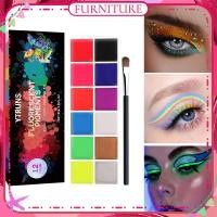 ราคา Ytruns ครีมเพ้นท์หน้าเรืองแสงฮาโลวีน 12 สี ครีมเพ้นท์หน้าสีสันสดใส ติดทนนาน เหมาะสำหรับนักเรียนหญิง แต่งหน้า เฟอร์นิเจอร์ (42175582191)