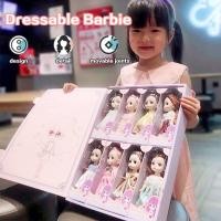 ราคา Little เซ็ทตุ๊กตาเจ้าหญิง ตุ๊กตาบาร์บี้ 8pcs ของเล่นสำหรับเด็กผู้หญิง (26430947648)