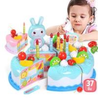 ราคา Little ของเล่นบทบาทสมมติ ชุดแต่งหน้าเค้กวันเกิด DIY ชุดหั่นขนมเค้กและตกแต่งเค้ก ของเล่นบทบาทเล่นจำลองเค้กวันเกิด (27680956422)