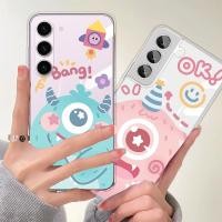 ราคา เคสโทรศัพท์มือถือแบบนิ่ม ใส ลายการ์ตูนน่ารัก สําหรับ Samsung S23 Ultra S20 S21 FE S8 S10 S9 S20 S21 S22 Plus Note 9 10 Plus 20 Ultra 5G (20177255267)