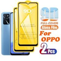 ราคา ฟิล์มกระจกนิรภัยกันรอยหน้าจอ 9D สําหรับ OPPO A74 A95 A52 A92 F5 Youth F7 A3s A5s A7 A12 A15 A15s A16 A31 A33 A53 A54 A55 A5 A9 2020 Reno 4 5 6 2 ชิ้น (17742075304)