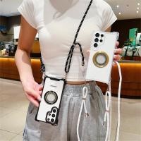 ราคา SAMSUNG โปร่งใสแม่เหล็กสําหรับsamsung Galaxy A15 A55 S23 FE S24 Plus S22 Ultra S20 S21 FE A12 A52 A23 A52s A35 A13 A33 A53 A14 A34 A54 5G Crossbodyเชือก (27102503192)