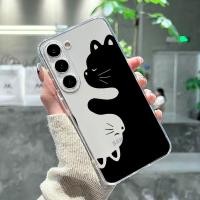 ราคา SAMSUNG นอนคู่แมวนุ่มใสการ์ตูนสําหรับsamsung A55 A54 A25 A15 A35 A05 A05s A14 A24 A34 A53 A73 A33 A23 A04s A13 A31 A52s A12 A52 A72 A50s A71 A50s A52s A72 A52 A52 A71 A50s A72 A50s A52s A72 A71 A50s A