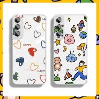 ราคา เคสโทรศัพท์มือถือแบบนิ่ม TPU ใส ลายการ์ตูนหัวใจน่ารัก สําหรับ Samsung S23 S20 S21 FE S9 S8 S10 Plus S22 Ultra Note 9 10 Plus 20 Ultra 5G (18773780552)