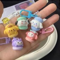 ราคา 1 ชิ้น Kawaii Sanrios Hello Kitty Cinnamoroll My Melody มินิ พวงกุญแจ จี้น่ารัก มาการอง พวงกุญแจ เสน่ห์ อะนิเมะ อุปกรณ์เสริม (24403861795)