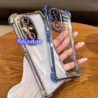 ราคา Honor400 Honor200 Honor90 ปลอกโปร่งใสสําหรับ Honor 400 Lite 200 สมาร์ท 90 70 Pro 90Pro 200Pro 200Smart 400Lite 5G ชุบนุ่มกันกระแทกคู่เคสโทรศัพท์ฝาครอบป้องกัน (55950922947)