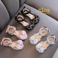 ราคา รองเท้าออกงานเด็ก หน้าร้านอยู่รัชดา ลองได้ H102สีดำ แต่งโบว์ผ้าแก้วติดเพชรและโบว์หลัง เปิดข้าง สวย ใส่สบาย สำเนา (28590566498)