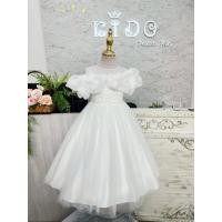 ราคา ชุดราตรีเด็ก หน้าร้านอยู่รัชดา ลองได้ถ่ายรูปจากชุดจริง W19207 สีขาว กระโปรงยาว โอบไหล่ จีบย่น สวยหวาน (41468481323)