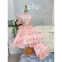 ราคา ชุดราตรีเด็ก หน้าร้านอยู่รัชดา ลองได้ถ่ายรูปเองจากชุดจริง W19172 สีโอรส กระโปรงหน้าสั้นหลังยาว แขนตุ๊กตาตั้งฟู สวยเด่ (25495698123)