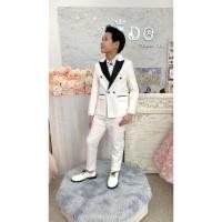 ราคา สูทเด็กผู้ชาย หน้าร้านอยู่รัชดา ลองได้ถ่ายรูปจากชุดจริง S144เซ็ตสูท4ชิ้น สูทสีขาว เสื้อเชิ๊ต หูกระต่าย กางเกงขายาว (25500592028)