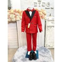 ราคา สูทเด็กผู้ชาย หน้าร้านอยู่รัชดา ลองได้ถ่ายรูปจากชุดจริง S144เซ็ตสูท4ชิ้น สูทสีแดง เสื้อเชิ๊ต หูกระต่าย กางเกงขายาว (25500586104)