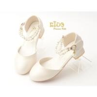 ราคา รองเท้าเด็ก หน้าร้านอยู่รัชดา ลองได้ H180สีขาว เปิดข้าง ประดับห้อยมุกตรงสายรัดรองเท้า สวยสุดเก๋ (24992708889)