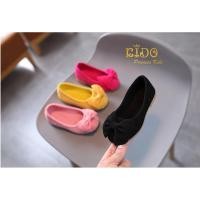 ราคา sรองเท้าเด็ก หน้าร้านอยู่รัชดา ลองได้ H169 สีดำ ชมพู ผ้ากำมะหยี่ ติดโบว์สีสวยใส่สบาย (29079720593)