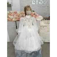 ราคา ชุดราตรีเด็ก หน้าร้านอยู่รัชดา ลองได้ถ่ายรูปจากชุดจริง W19137 สีขาว กระโปรงยาว แขนจั๊มยาว ประดับเพชร สวยหรู (40352117374)