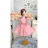 ราคา ชุดราตรีเด็ก หน้าร้านอยู่รัชดา ลองได้ถ่ายรูปเองจากชุดจริง W18976 สีชมพู ไหล่ประดับโบว์คู่ กระโปรงสั้นฟู เด่นสุดๆ (26155057136)