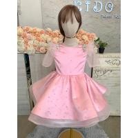 ราคา ชุดราตรีเด็ก หน้าร้านอยู่รัชดา ลองได้ถ่ายรูปจากชุดจริง W18924 สีชมพู ประดับขนนก กลิตเตอร์วิ้งวั้ง กระโปรงสั้นฟูชั้นๆ (25429404138)